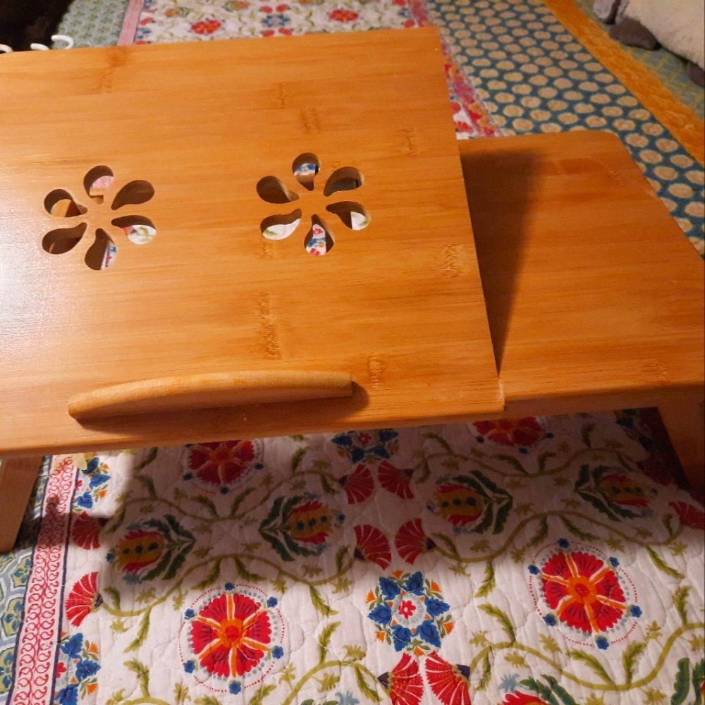 Bamboo tab/notebook bed tray NWT